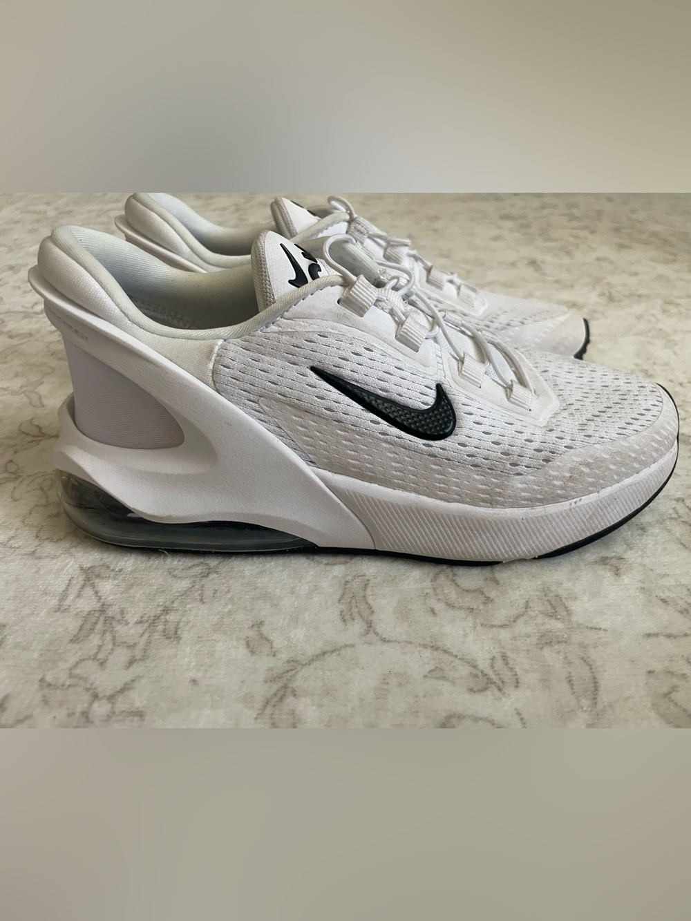 Nike Kids Air Max 270 GO Sneakers - White/Black - Picture 7 of 10